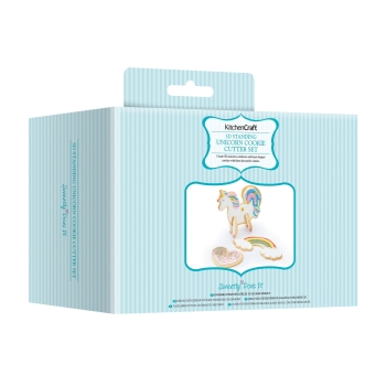 3D Cookie Cutter Set - Unicorn